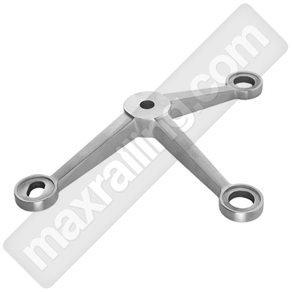 Троен спайдър. Неръждаема стомана AISI 304. Сатенирана.